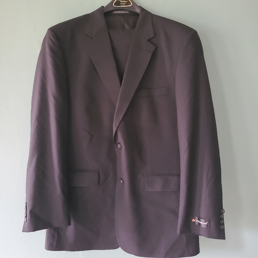 Christian Brooks Black Suit 42L W36